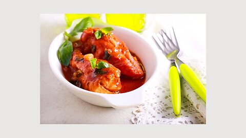 Italian Herb Chicken with Tomato Basil Sauce