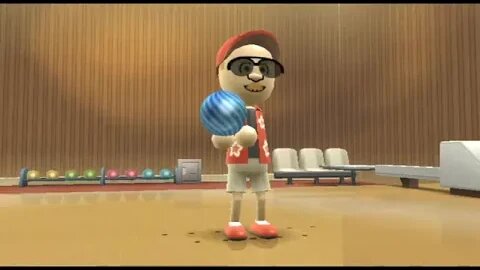 Wii bowling gameplay (no commentary)
