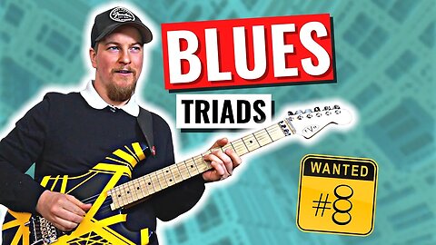 Blues Improvisation mit Dreiklängen lernen | Gitarrenunterricht per Skype