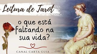 🥲 SENSAÇÃO DE VAZIO? O QUE ESTÁ FALTANDO NA SUA VIDA? | TAROT E AUTOCONHECIMENTO ✨️