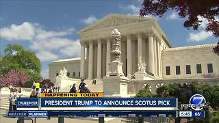 President Trump to announce SCOTUS pick