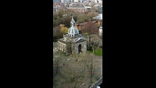 Amsterdam Aerial View by Drone