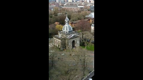 Amsterdam Aerial View by Drone