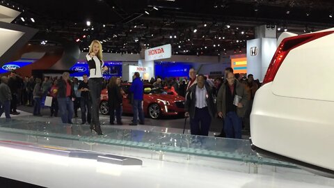 Cadillac's hot model. And the 2015 CTS-V at the NAIAS Detroit Auto Show.