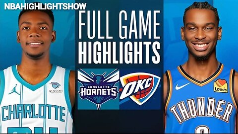 Oklahoma City Thunder vs Charlotte Hornets Full Game Highlights | Feb 2 | 2024 NBA Season