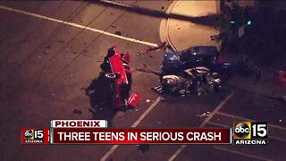 Two seriously hurt in crash near 32nd Street and Union Hills