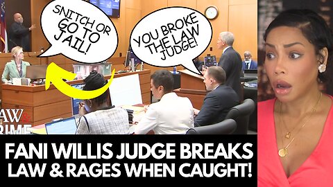 Caught on Camera: Fulton County Judge BREAKS THE LAW! Fani Willis Had Secret Meeting!