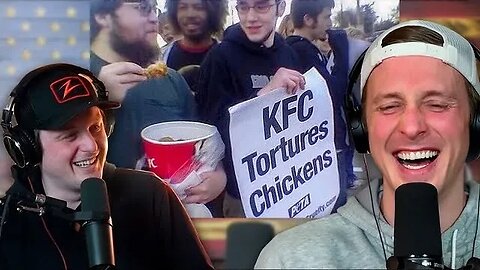 Bringing KFC Chicken to PETA rally | GET OFFENDED YOU LOSE