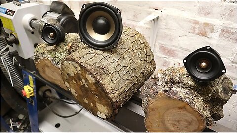 Woodturning - Logs to 2.1 Speaker System