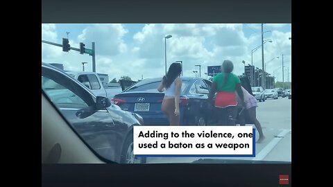 Road Rage turns into a Brutal Beat Down at a Florida traffic light