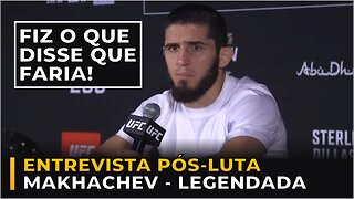 COLETIVA PÓS-LUTA LEGENDADA - UFC 280 - ISLAM MAKHACHEV