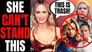 Emily Blunt SLAMS Woke Hollywood For "Strong Female Leads" | She's TIRED Of The Feminist Agenda