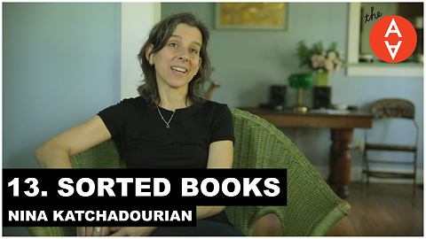 Sorted Books - Nina Katchadourian