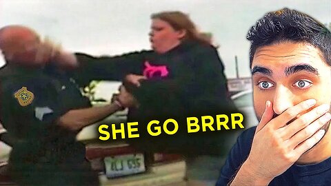 KAREN Tries To Arrest a Cop.. 🤦 ( It Goes BADLY Wrong ) - SKizzle Reacts