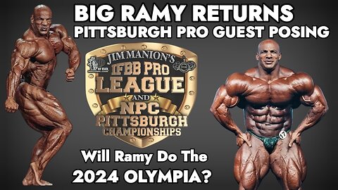 BIG RAMY RETURNS - PITTSBURGH PRO GUEST POSING|WILL HE DO THE OLYMPIA?