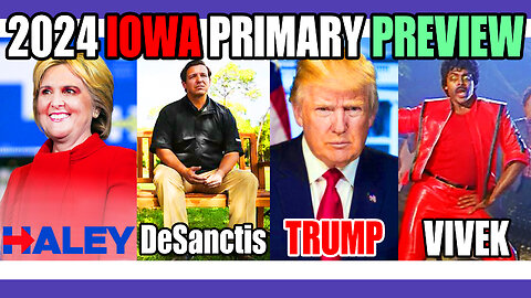 🔴LIVE: Election 2024 - Iowa Primary Preview 🟠⚪🟣