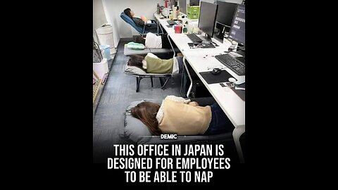 This office in japan is designed for employees to be able to nap