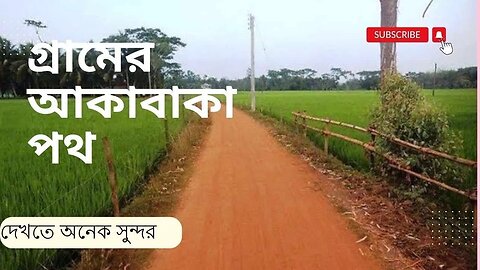 গ্রামের আকাবাকা মেঠো পথের বর্ণনা . Scenic Pathways of the Village