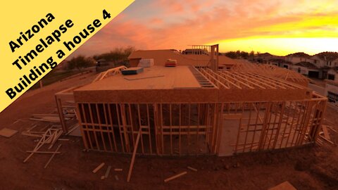 Arizona Building a house time-lapse 4