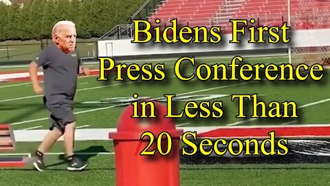 Bidens First Press Conference in Less Than 20 Seconds