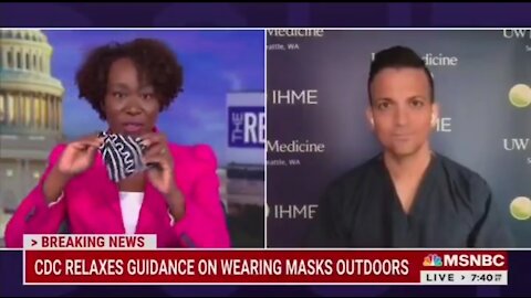 MSNBC's Joy Reid: I Jog With Two Masks While Fully Vaccinated