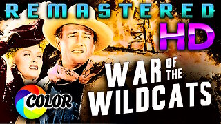War of the Wildcats (In Old Oklahoma) - FREE MOVIE - COLOR - HD REMASTERED - Starring John Wayne