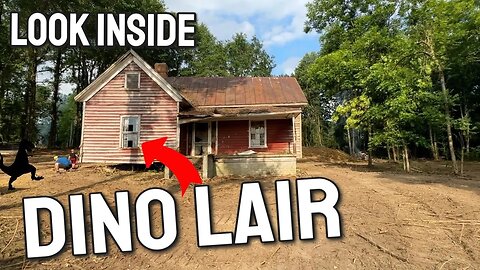 Exploring Abandoned House Reveals Living Dinosaur! While Metal Detecting and looking for bottles