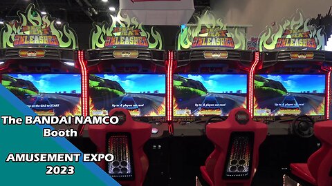 Checking out Bandai Namco Amusements' Booth at Amusement Expo 2023