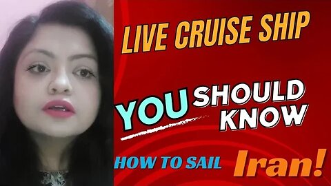 How to ⛵️, A cruise in Iran | Live | #Live