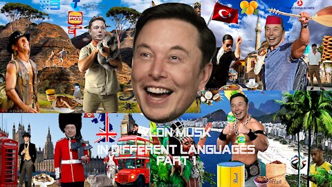 Elon Musk in different languages meme part 1