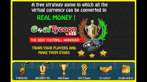 Play Football Manager and earn Free Euro