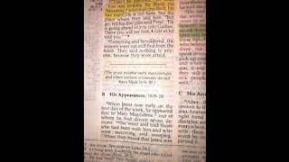 Bible Study - Gospel of Mark 16:9-20 Controversy