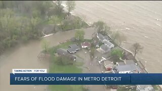 Fears of flood damage in metro Detroit