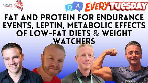 Fat and Protein For Endurance Events, Leptin, Metabolic Effects of Low-Fat Diets & Weight Watchers