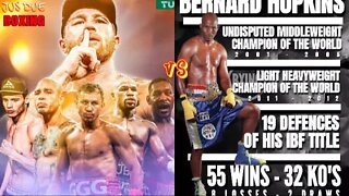 Canelo Alvarez has the BEST RESUME IN BOXING says Eddie Hearn 🤔 Benard Hopkins vs CANELO 💥💥 #TWT