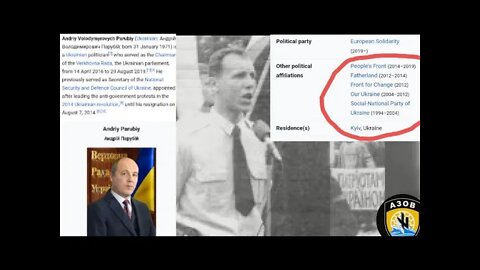 Remember when neo-nazi Ukrainian Parliament member spoke in US Congress? ( Andriy Parubiy )