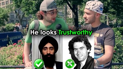 Guys choose who they would trust. #beards #nyc #newyork #newyorkcity #shorts #sikh #muslim