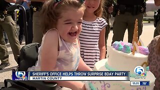 Martin County Sheriff's Office helps throw surprise birthday party