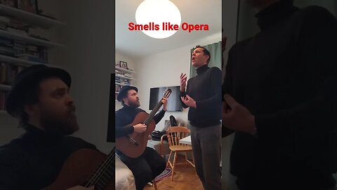 Smells like teen spirit but it’s opera @RedLightOpera #guitar #jazzguitarist #comedy #opera