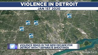 Detroit sees violent start to 2020 as police investigate several separate shootings