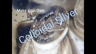 Make your own Colloidal Silver with almost any DC voltage