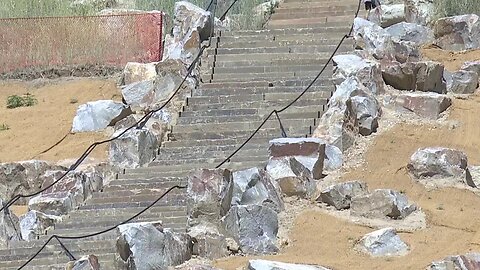 Stairs at Camel's Back Park open