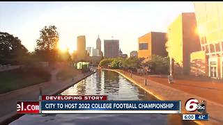 2022 college football championship hosted in Indianapolis