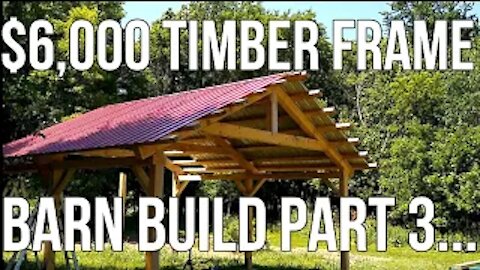 $6,000 Timber Frame Build Part 3 Foundation