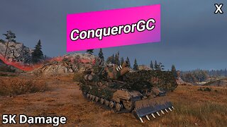 Conqueror Gun Carriage (5K Damage) | World of Tanks