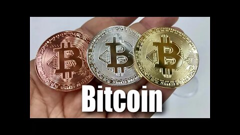 Gold, Silver, and Bronze Metal Bitcoin Coins