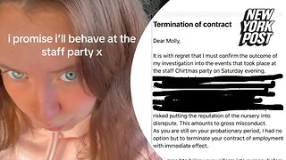 Woman fired for mysterious antics at company Christmas party after promising she'd 'behave': 'Gross misconduct'