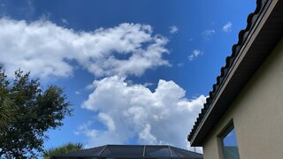 Afternoon Storm Clouds Brewing Timelapse