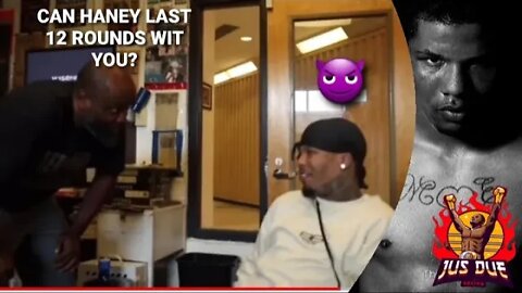 Coach Kenny Ellis asks Gervonta Tank Davis can Devin Haney GO 12 rounds with him in the RING!!! #TWT