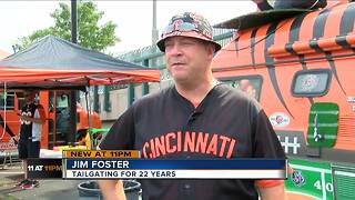 Fans celebrate the return of Bengals football